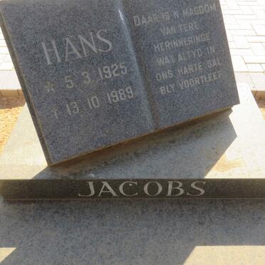 JACOBS Hans 1925-1989