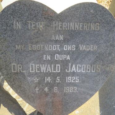 JORDAAN Dewald Jacobus 1925-1983 &amp; Rina