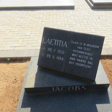 JACOBS Laetitia 1930-1994