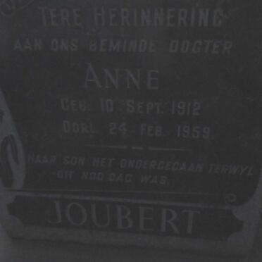 JOUBERT Anne 1912-1959