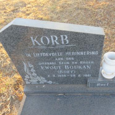 KORB Ewout Boukan 1956-1981