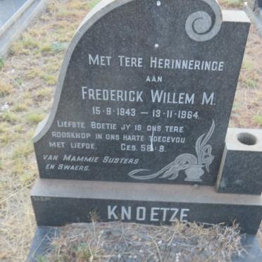 KNOETZE Frederick Willem M. 1943-1964