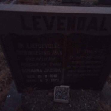 LEVENDAL Susanna Jacoba 1910-1973
