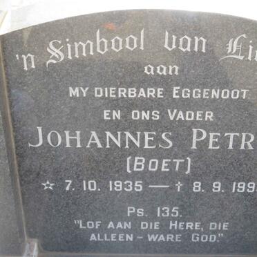 LOUW Johannes Petrus 1935-1990 &amp; Anna Sophia 1928-1989