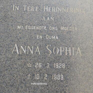 LOUW Johannes Petrus 1935-1990 &amp; Anna Sophia 1928-1989