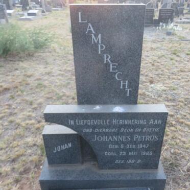 LAMPRECHT Johannes Petrus 1947-1965