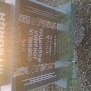 MYBURGH Cornelia Johanna Magrietha 1934-2009