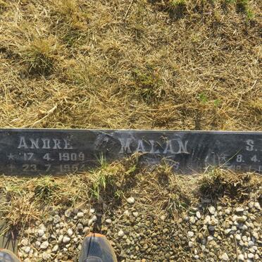 MALAN André 1909-1984 &amp; S.E. 1917-1994