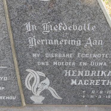 MEINTJES Jacobus Johannes 1890-1984 &amp; Hendrika Magretha 1900-1978