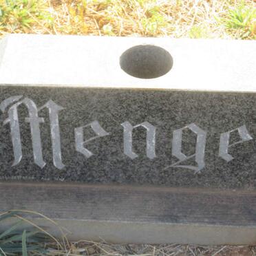 MENGEL Christian Frederick 1915-1977 &amp; Johanna Catharina 1919-1990