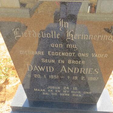 MALAN Dawid Andries 1951-1987