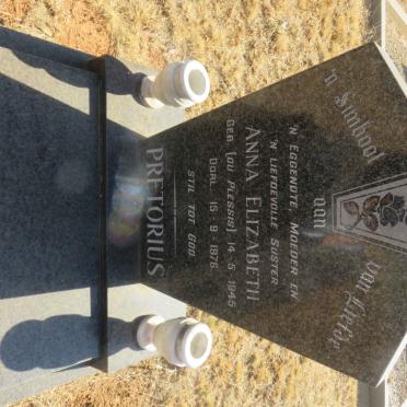 PRETORIUS Anna Elizabeth nee DU PLESSIS 1945-1976