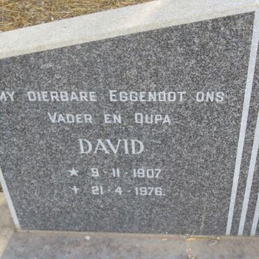 PRINSLOO David 1907-1976 &amp; Hermina Barendina FRITZ 1908-1978