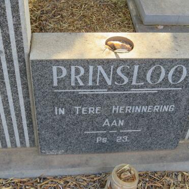 PRINSLOO David 1907-1976 &amp; Hermina Barendina FRITZ 1908-1978