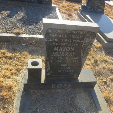 ROSE Mason Murray 1907-1983