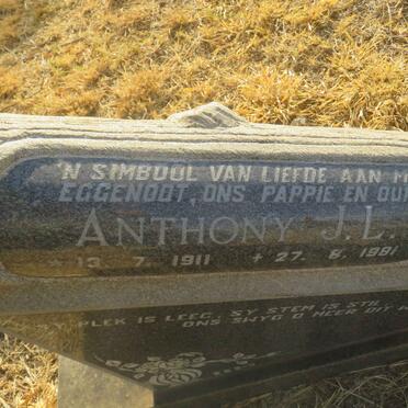 RENSBURG Anthony J.L., Janse van 1911-1981 &amp; Judith H. HARMZEN 1920-