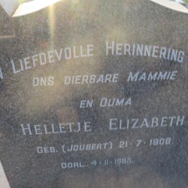 RENSBURG Johannes Theodorus, Jansen van 1902-1968 &amp; Helletjie Elizabeth JOUBERT 1908-1985