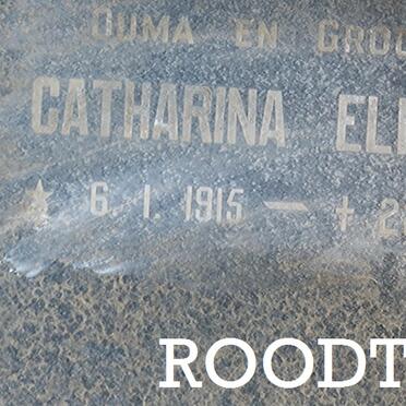 ROODT Jan Gabriel 1918-1977 &amp; Catharina Elizabeth 1915-2004