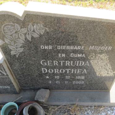 ROOYEN Dela Rey Fourie Paulus, van 1919-1978 &amp; Gertruida Dorothea 1918-2008