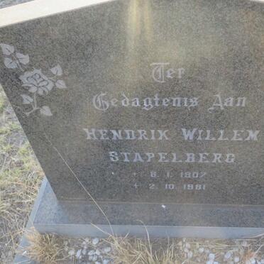 STAPELBERG Hendrik Willem 1907-1981