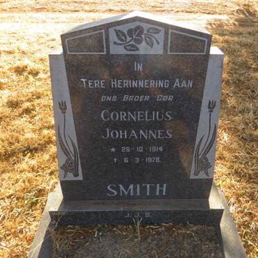 SMITH Cornelius Johannes 1914-1976