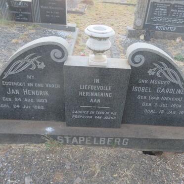 STAPELBERG Jan Hendrik 1903-1963 &amp; Isobel Caroline VAN NIEKERK 1904-1970