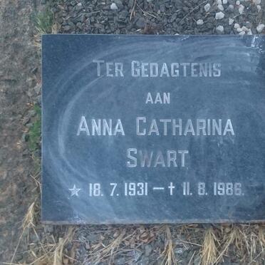 SWART Anna Catharina 1931-1986