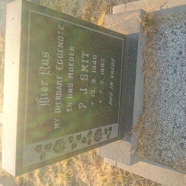 SMIT P.J. 1940-1982