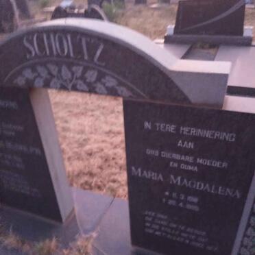SCHOLTZ Hendrik Rudolph 1905-1970 &amp; Maria Magdalena 1918-1995