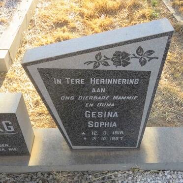 STEENBERG Abraham Samuel Jacobus 1916-1981 &amp; Gesina Sophia 1918-1987