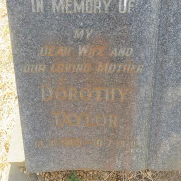 TAYLOR Dorothy 1895-1970