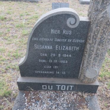 TOIT Susanna Elizabeth, du 1944-1963