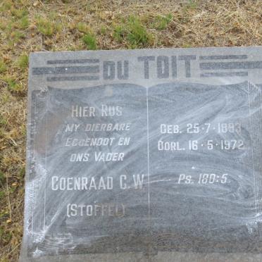 TOIT Coenraad C.W., du 1893-1972