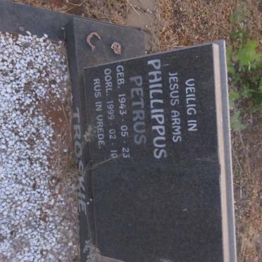 TROSKIE Phillippus Petrus 1943-1999