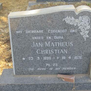 UYS Jan Matheus Christian 1899-1976 &amp; Beatrix 1910-1988