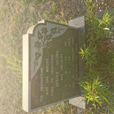 VUUREN Jacobus Lodewicus, Jansen van 1906-1983 &amp; Hester Jacoba  NEETHLING 1919-2004