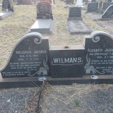 WILMANS Melchior Jacobus 1913-1984 &amp; Elizabeth Jacoba PRETORIUS 1914-1965
