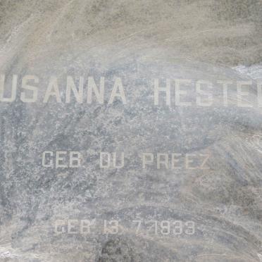 WYK Elias Lourens, van 1923-1982 &amp; Susanna Hester DU PREEZ 1933-