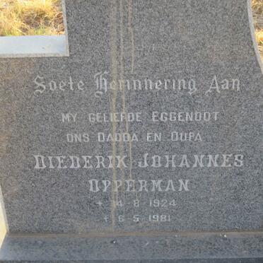 WEPENER Diederik Johannes Opperman 1924-1981