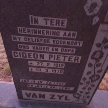 ZYL Gideon Pieter, van 1912-1970