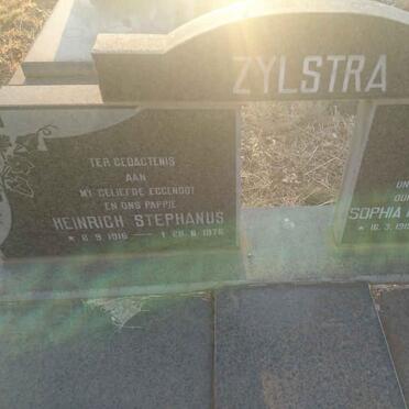 ZYLSTRA Heinrich Stephanus 1916-1976 &amp; Sophia Magaretha Lezyja 1919-1993
