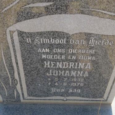 ? Hendrina Johanna 1932-1976