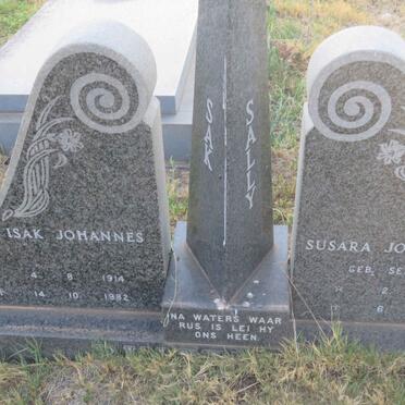 ? Isak Johannes 1914-1982 &amp; Susara Johanna SENEKAL 1918-1989
