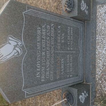 ? William Aaron 1903-1967 :: ? Rebecca Eva 1924-1999