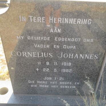 ? Cornelius Johannes 1918-1982 &amp; Maria Gertruida C. J.V. VUUREN 1918-2006