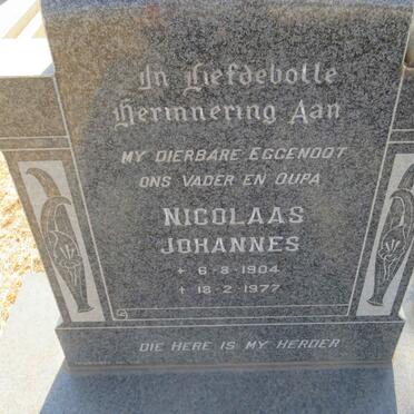 ? Nicolaas Johannes 1904-1977 &amp; Isabella Elizabeth 1908-1996