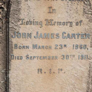 CARTER John James 1860-1911