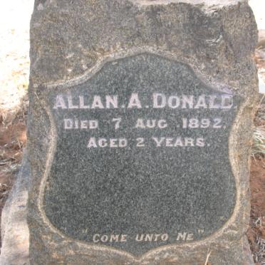 DONALD Allan A. -1892
