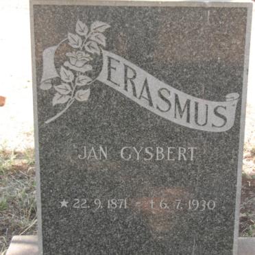 ERASMUS Jan Gysbert 1871-1930