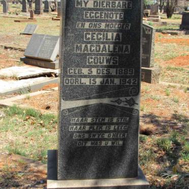 GOUWS Cecilia Magdalena 1889-1942
